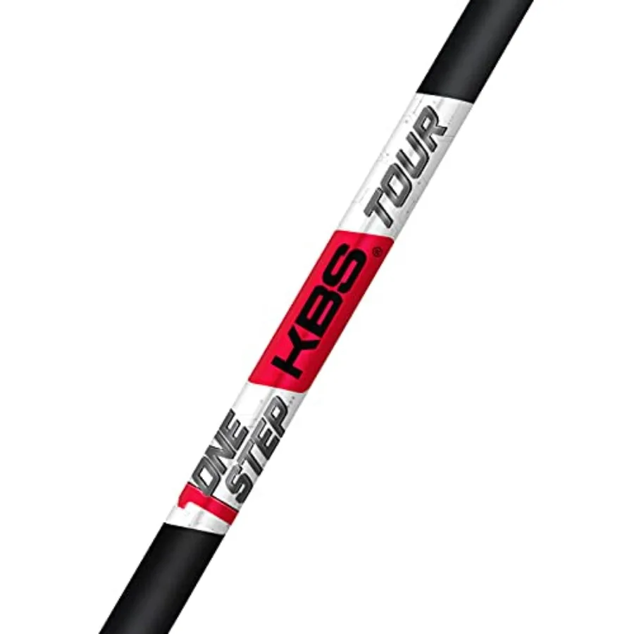 عمود مضرب مستقيم بلمسة نهائية سوداء غير لامعة بخطوة واحدة مع نصيحة 370 للوضع الدقيق في جولات الجولف ونطاقات الممارسة E #2