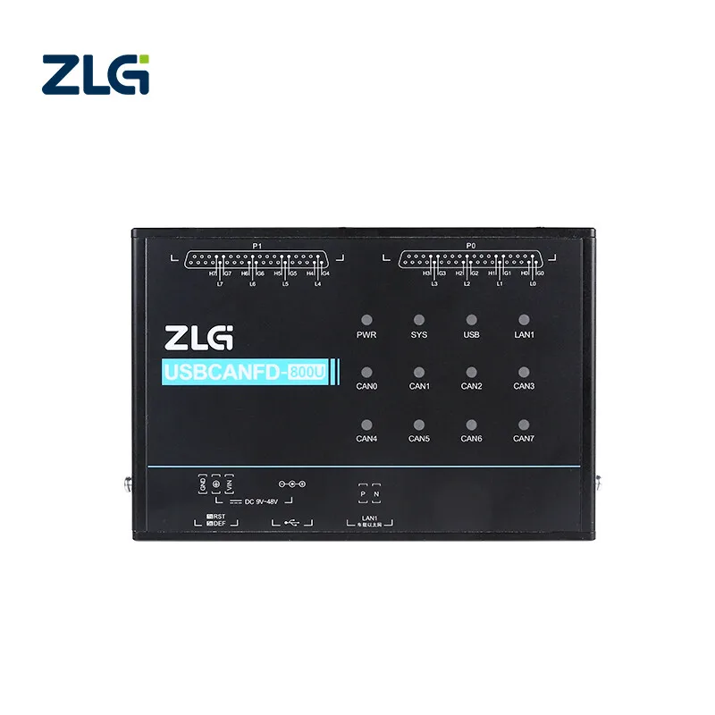 

ZLG USBCANFD-800U 8-канальный преобразователь интерфейса USB-CAN FD с изоляцией 2500 В постоянного тока для автомобильного и промышленного анализа шины CAN FD/LIN