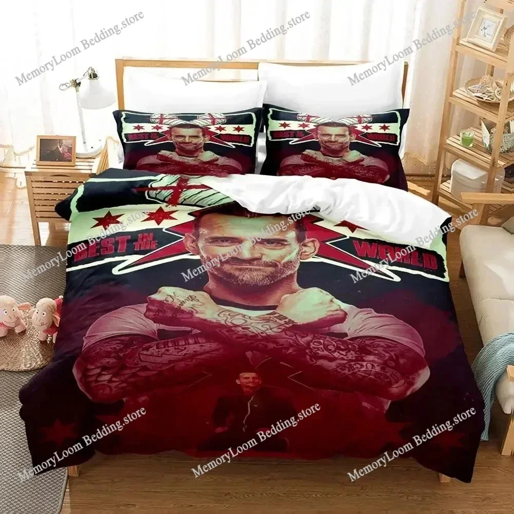 

Unique CM Punk Aew The Best In The World Print Bedding Set: Lightweight & Breathable, Ideal for Everyday Use and Gift Giving.