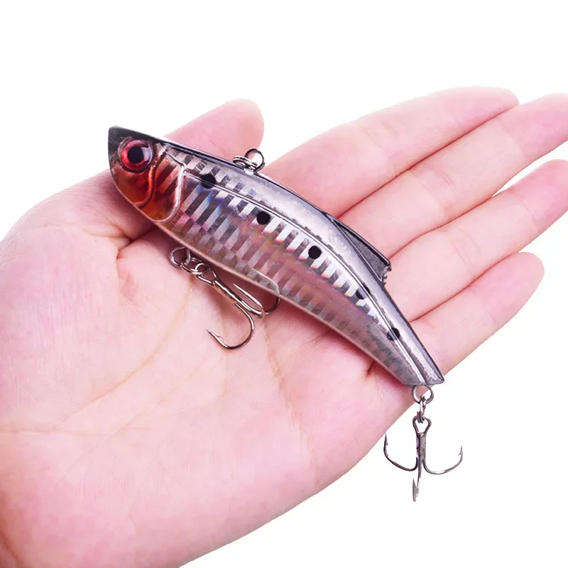 1Pc VIB Winter Ice Sea Fishing Lures 9cm 26.5g Hard Crankbait Wobblers Artificial 5 Colors Trolling Carp Fishing Accessories