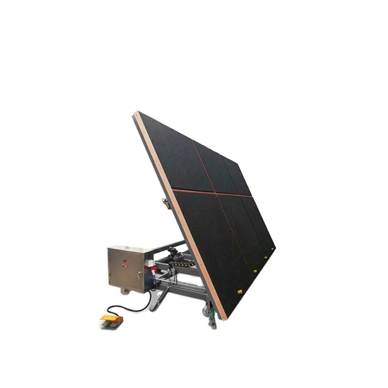 hit product Manual and automatic integrated air float tilt manual glass cutting and crushing table