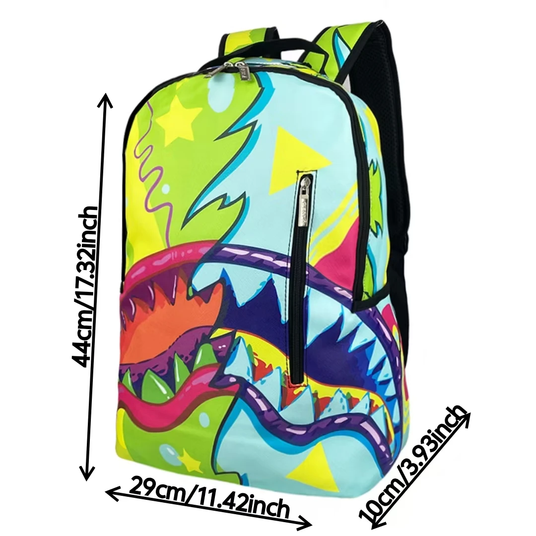 New Trendy Street-Style Design Backpack for Men and Women, Fashionable Large-Capacity Travel Backpack, with Tablet Compartment, Suitable for Outdoor Activities, Street Wear, and Campus Use, Perfect Gift, Essential Travel Bag for Autumn/Winter Holidays, Laptop Backpack for Men, Student Bag, Holiday Gift, Valentine's Day Gift view 2