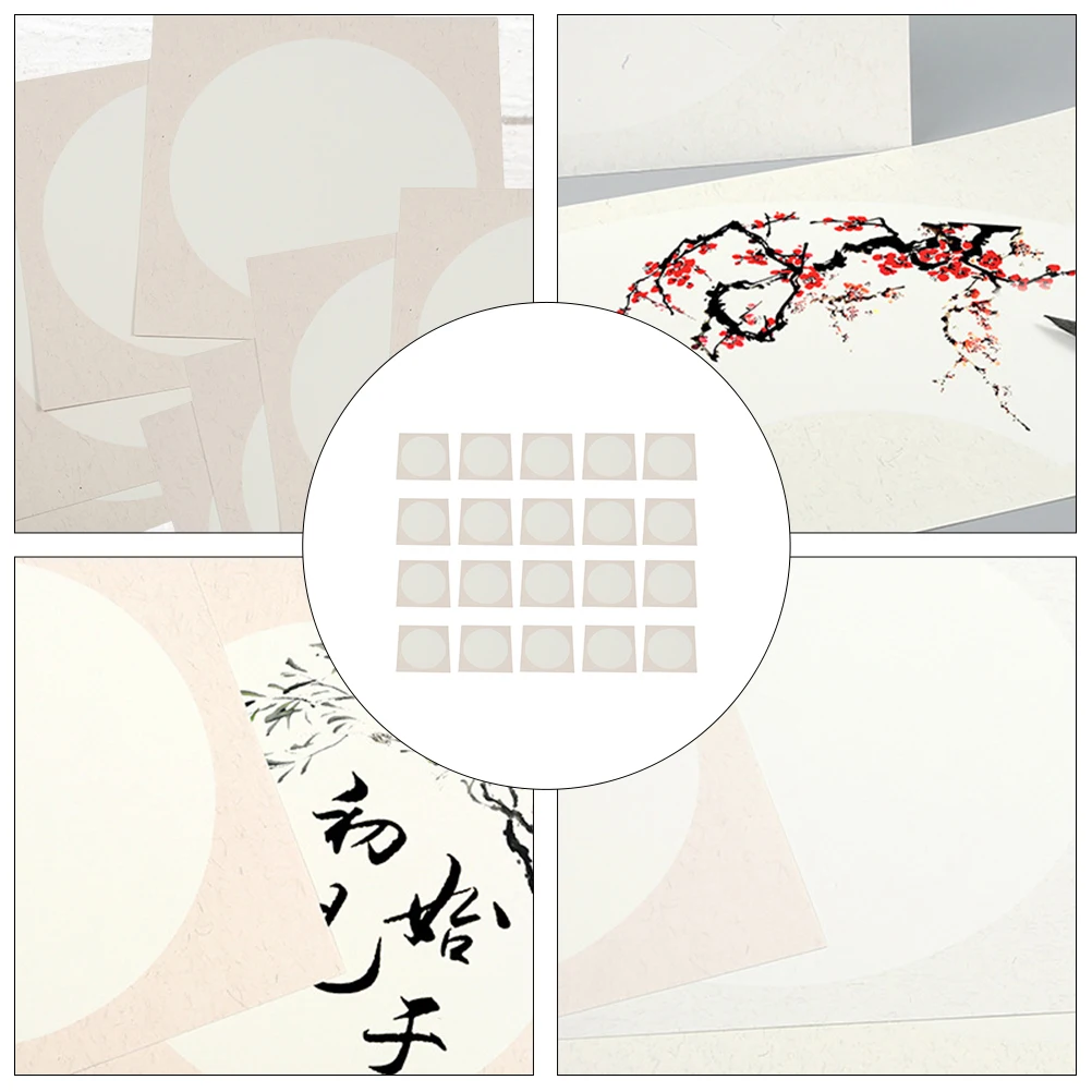 

20 Sheets Chinese Art Painting Papers Xuan Rice Paper for Beginners Lovers Durable Safe Simple Design Gift Painting Paper