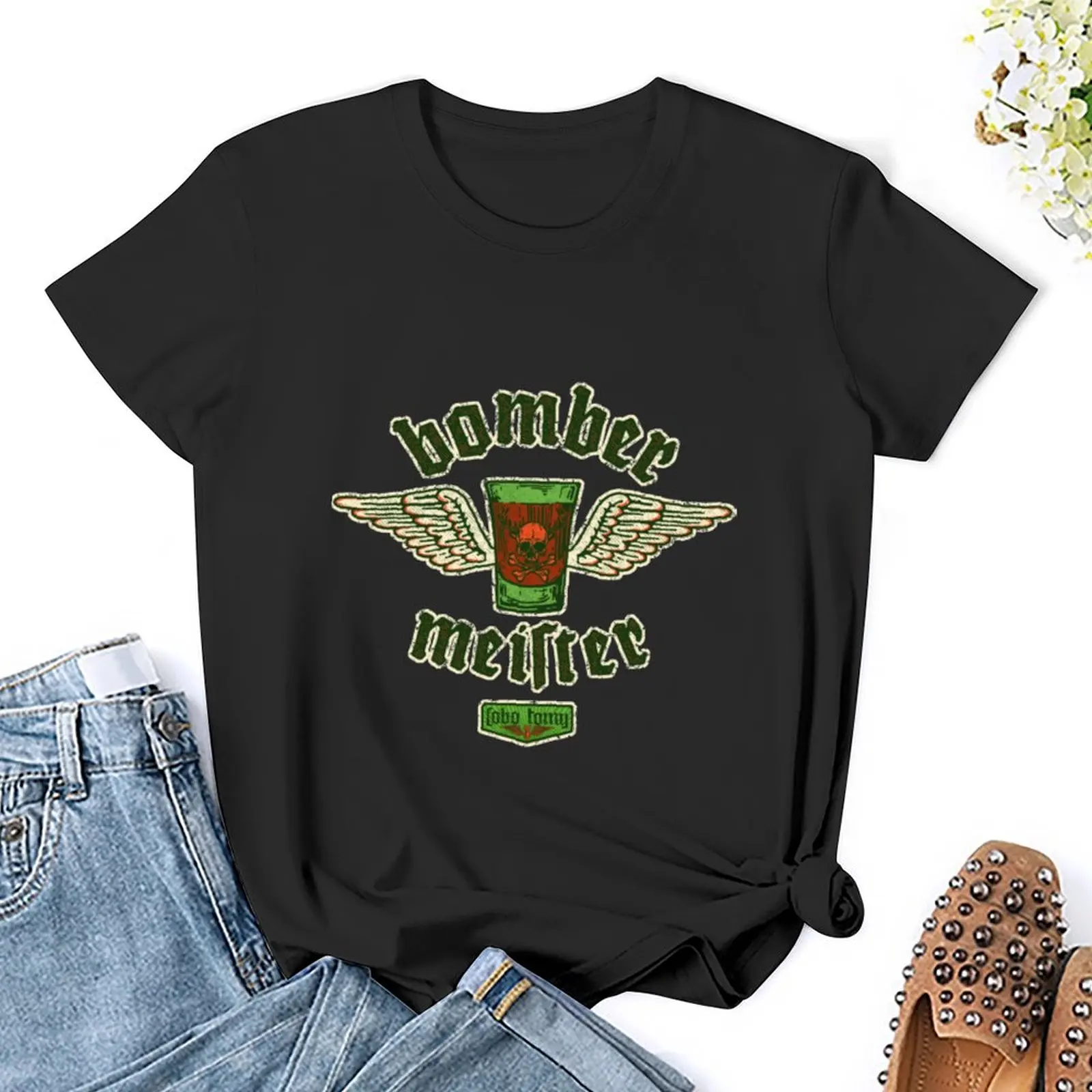 BOMBER MEISTER jager bomb by LOBO TOMY T-Shirt aesthetic clothes hippie clothes tshirts woman