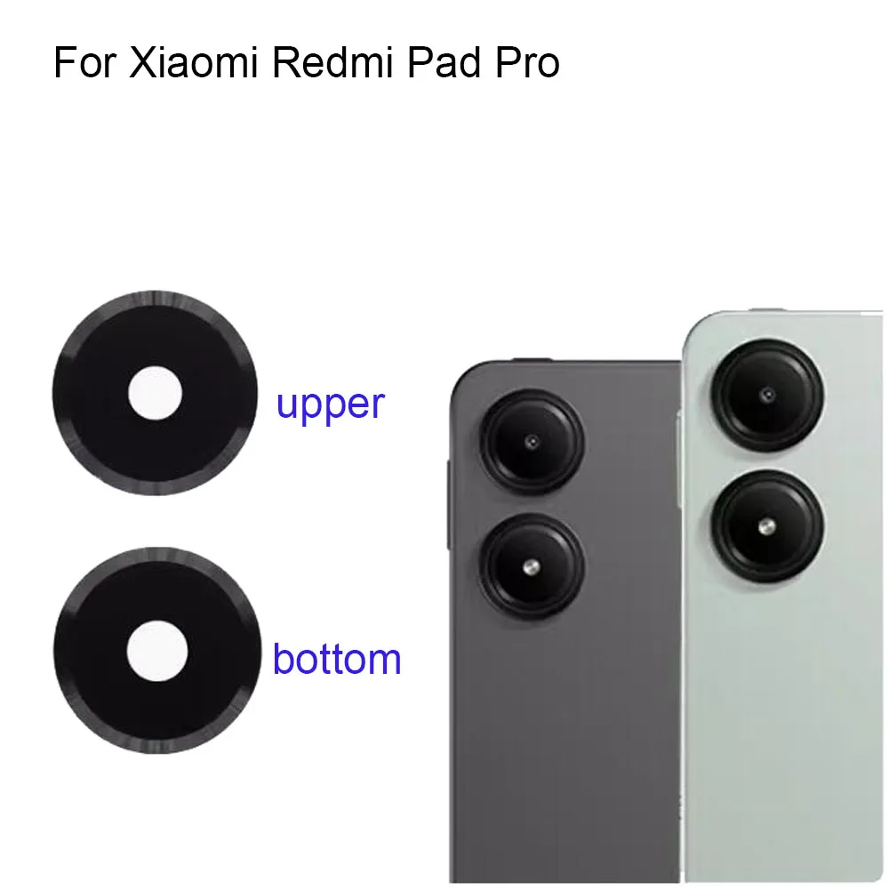 Replacement Back Rear Camera Lens Glass For Xiaomi Redmi Pad Pro Back Camera Glass lens Red mi Pad Pro Replacement Parts