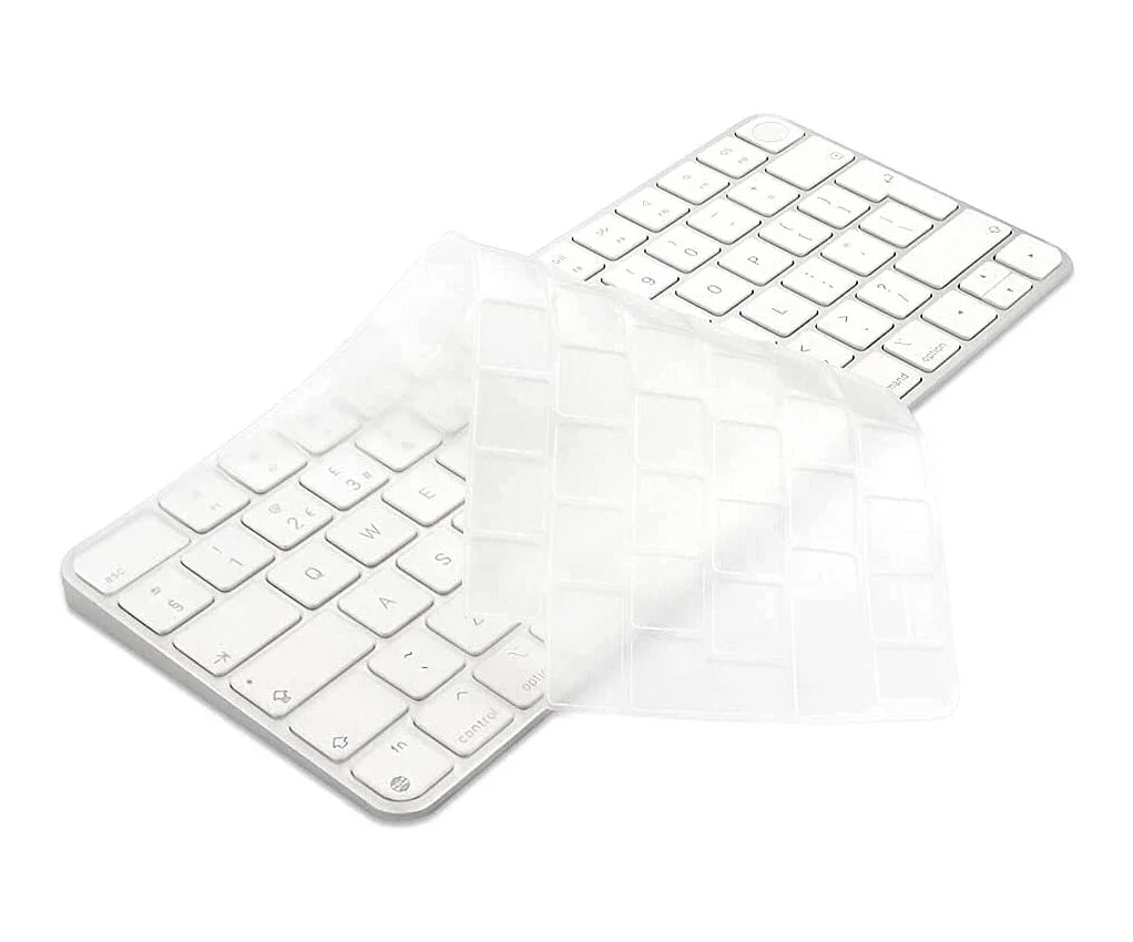 Ultra Thin Transparent TPU Keyboard Cover for iMac 24 inch Magic Keyboard 2021