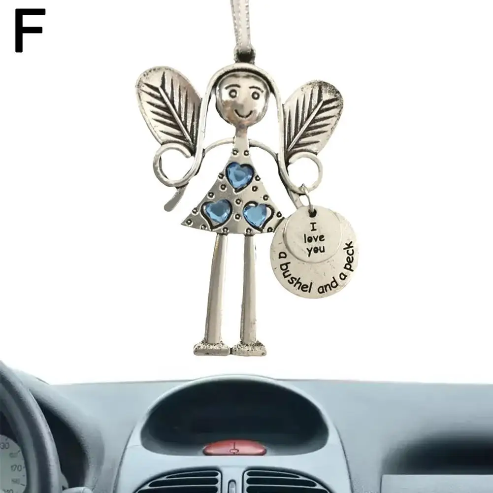 Christmas Angel Ornaments Friendship Pendant Holiday Decor Crazy Beautiful Friends Forever Christmas Tree Ornaments Guardian