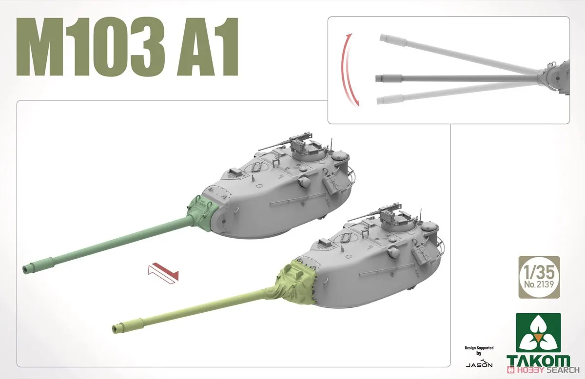 Takom 2139 1/35 scale M103 A1 Tank Model Kit