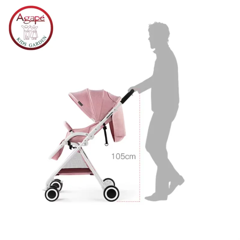 Poussette de Bébé Portable Pliable et Réglable, Vente en Gros