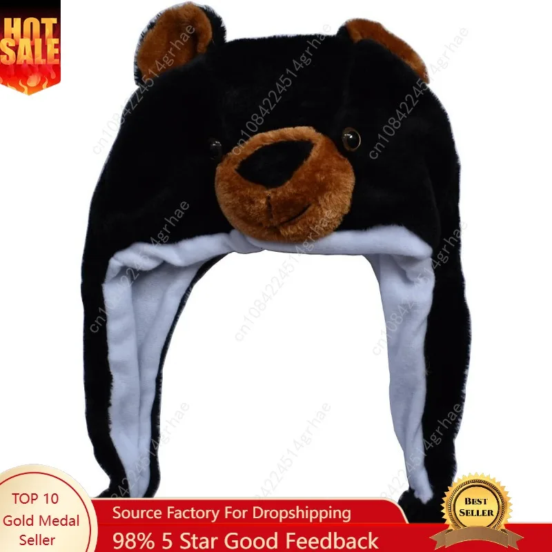 

Unisex Winter Plush Ear Flap Animal Hats