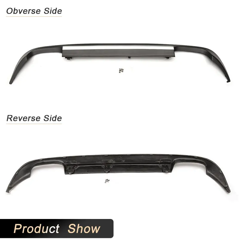Car Rear Bumper Diffuser Lip Spoiler for Mercedes Benz E-Class W212 Standard Bumper 2010-2013 Rear Diffuser Lip Spoiler Body Kit