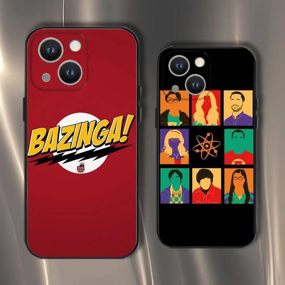 

The Big Bang Theory Phone Case For iPhone 16,15,14,13,12,11,Pro,XS,Max,XR,Plus,E,SE4,Mini Black Soft Cover