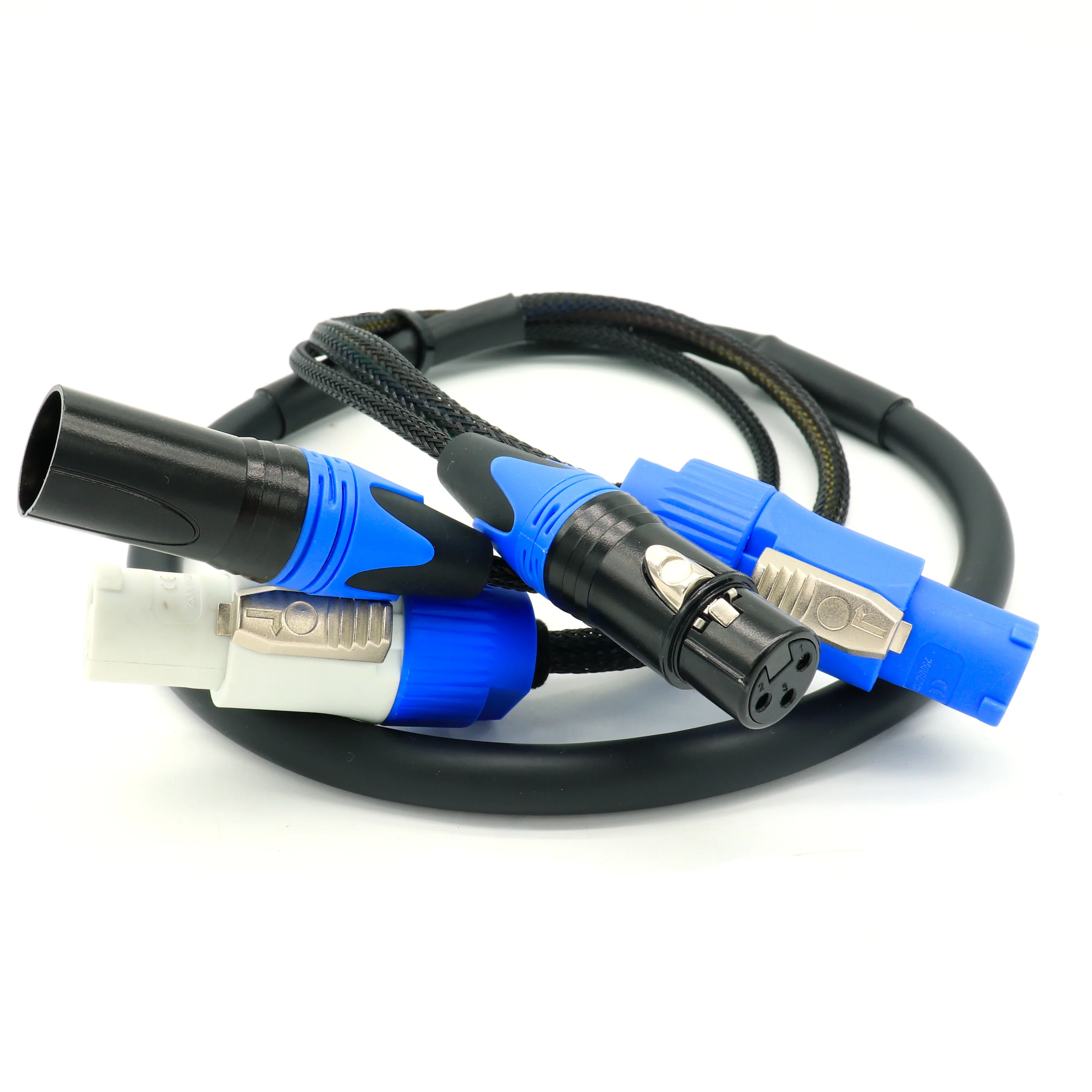 

DMX PowerCON Hybrid Power Cable – Stage Light AC Cable for LED Screens