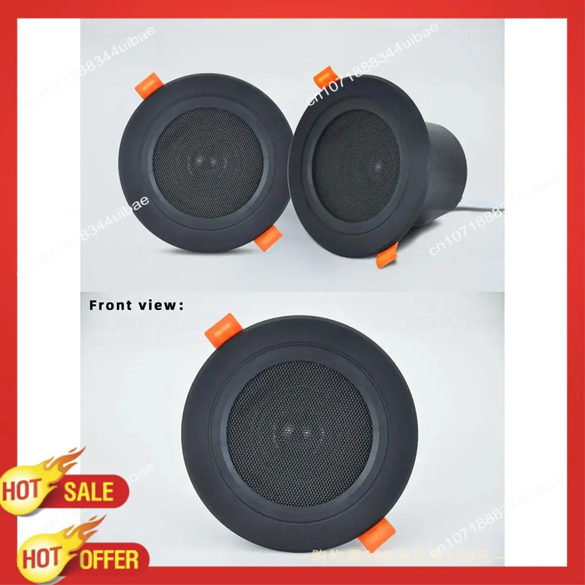 B47C 3'' Ceiling Home Speaker Speaker Forkitchen Bathroom 10W Moisture-Proof Full Range Music Speaker Full Range Music Speaker W