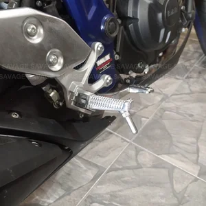 Frontfußlauf -PEG -Fuß für Yamaha YZF R125 R25 R3 MT125 MT25 MT03 FZ09 MT10 MT07 FZ6 XJ6 Motorradpilot Pilot Pedal Ruhe für MT15 MT07 MT09 TRACER 700 900 FJ07 FZ10 FZ10 FZ10 FZ10 FZ10 FZ10 FZ1F1 FZ1F10 Fz1 9 Hauptumsatzbank für XJ6 - №5