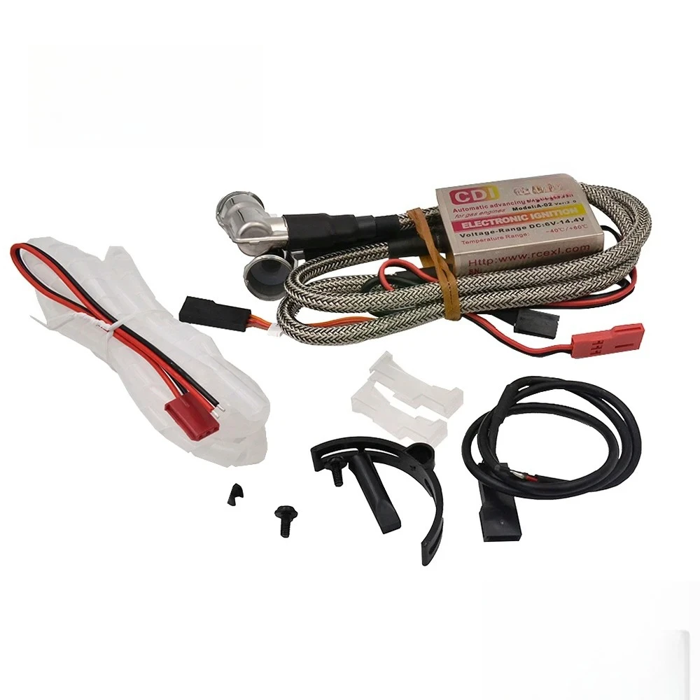 Rcexl Twin Cylinders CDI Ignitions for CM6 10MM 90 or 120 Degree DLE111 Compatible