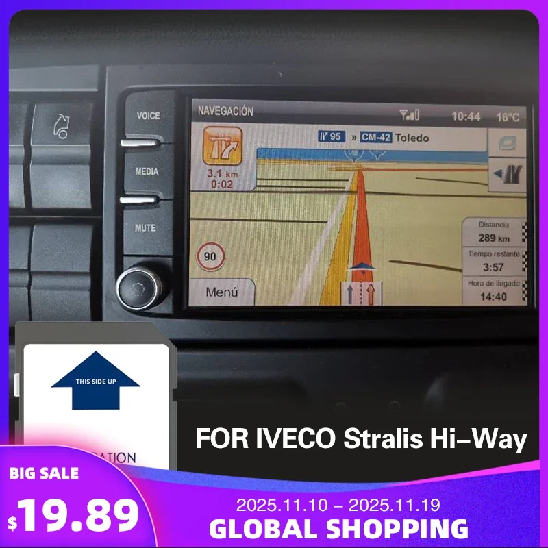 

Europe Navigation SD MAP GPS for IVECO Stralis Hi-Way Memory Navi Card