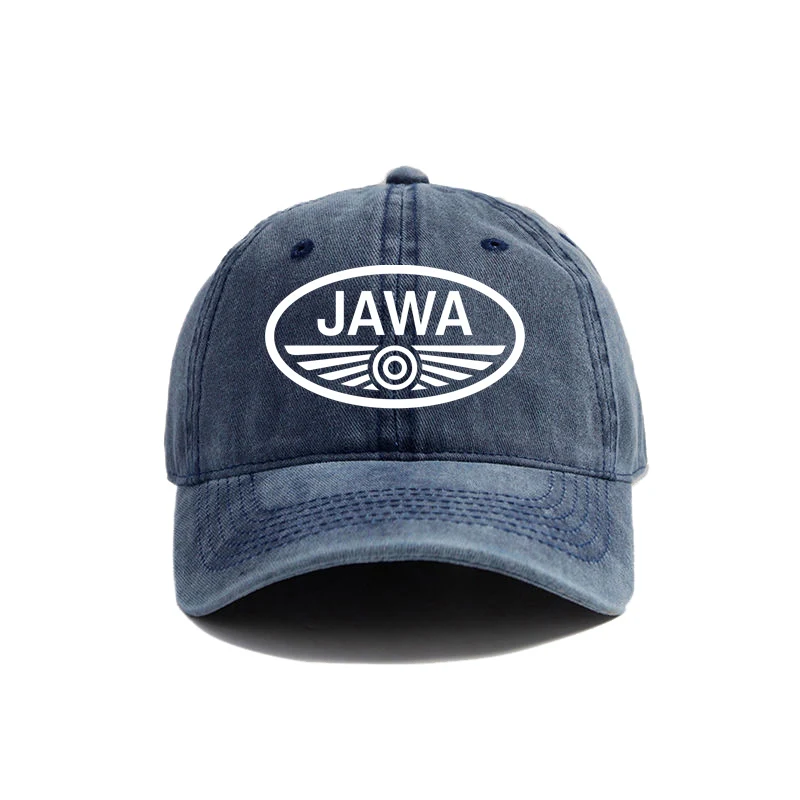 Jawa Baseball Cap Distressed Hats Cap Men Retro Outdoor Summer Adjustable Hat MZ-029