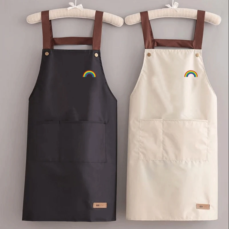 

Waterproof apron, oil and dirt resistant, kitchen hotel catering coffee shop work clothes, apron can be printed with logo