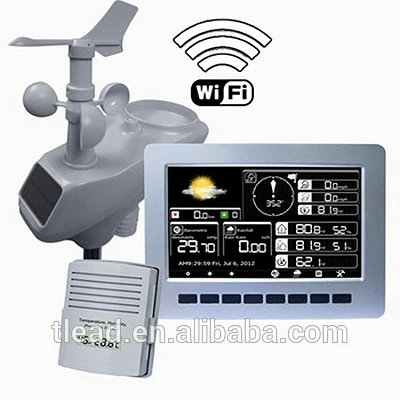 Stazione meteorologica professionale TLF Wirels con display a colori WIFI e TFT AW003
