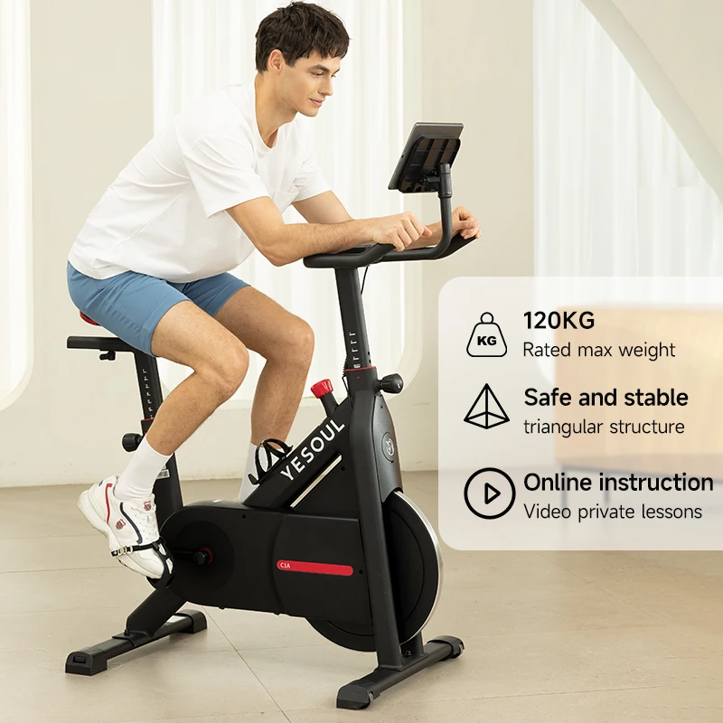 

2025 Magnetic Resistance Indoor Training Bicycle Smart Professional Fitness Spinning Bikes Home Exercise Equipment Silent Cardio