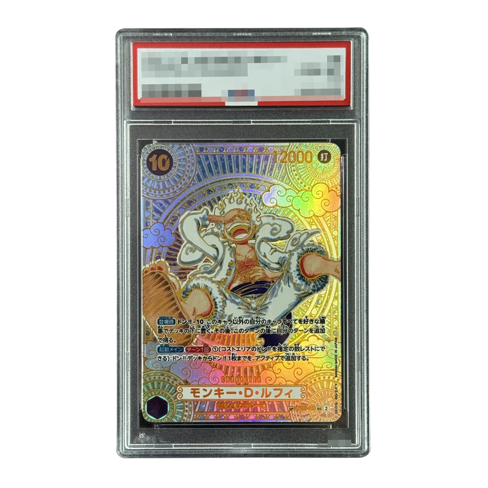 لتقوم بها بنفسك 2025 قطعة واحدة OP11 القرد الياباني د. لوفي 3rd الذكرى-بطاقة جمع الذهب ذاتية الصنع بطاقات OPCG المتدرجة