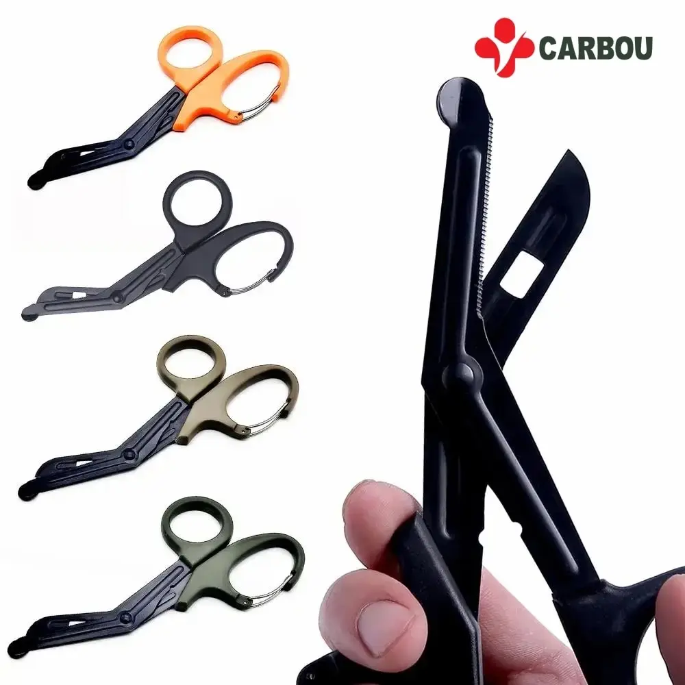 Carbou 18.5cm EMT Trauma Bandage Shears Medical Scissors Emergrncy EDC Outdoor Gear Tactical Rescue First Aid