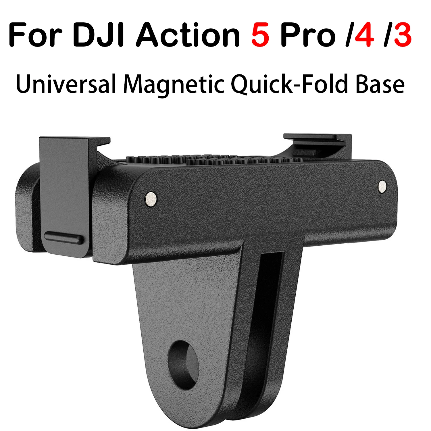 بكسل 2 قطعة محول تركيب مغناطيسي كاميرات قاعدة تثبيت ل DJI Action 5/4/3 - مشابك تثبيت الكاميرا سريعة التحرير