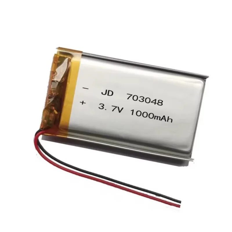 New 703048 3.7V 1000mAh Replacement Battery for Beauty Device Educational Toy Laptop GPS Recorder Walkie-talkie Batteria
