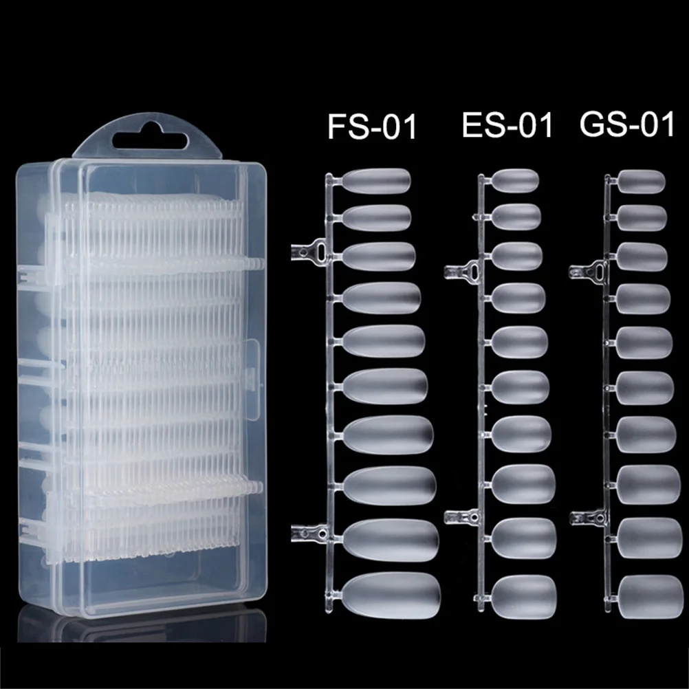 

300Pcs Durable False Nail Tablet Ultralight Removable Fake Nails Full Cover DIY Nail Nails Salon Supplies