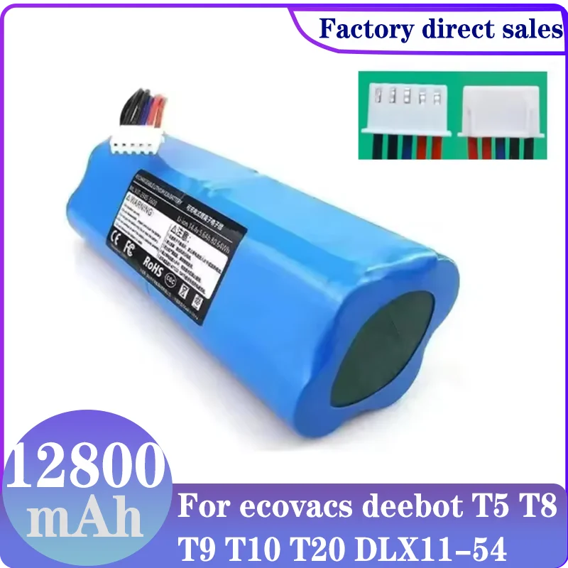 НОВЫЙ сменный аккумулятор 14,4 В для робота-пылесоса ECOVACS Deebot Ozmo 950 T8 T8 + T5Max Power Hero T10 T9 X1 DX65 DX96 DX93