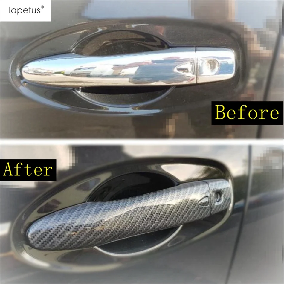 

Car Door Handle Decoration Protection Cover Trim For Nissan X-trail T32 / Rogue 2014 - 2020 Carbon Fiber Accessories Exterior