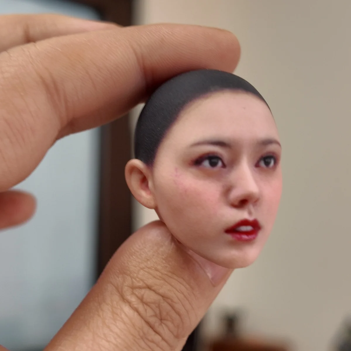 

1/6 1/12 Scale Realistic Makeup Zifeng Beauty Head Sculpture For 12inchs/6inchs Normal Skin tbl worldbox Action Figure Body