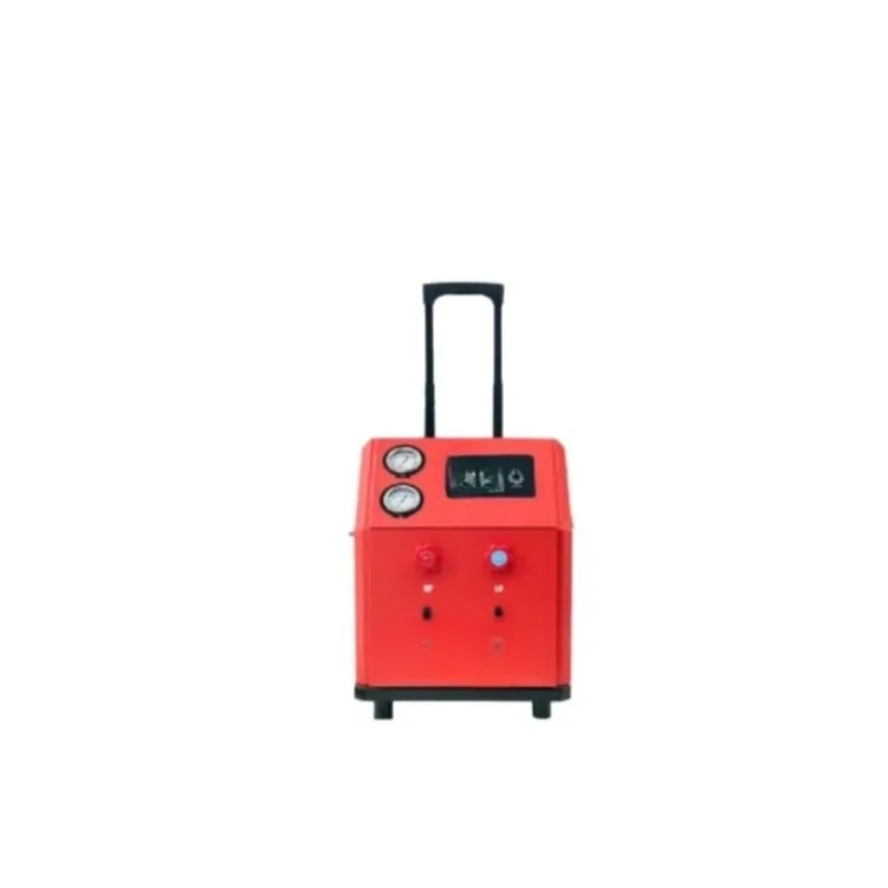 Portable refrigerant recovery, cleaning, filling machine, fully automatic refrigerant recovery machine
