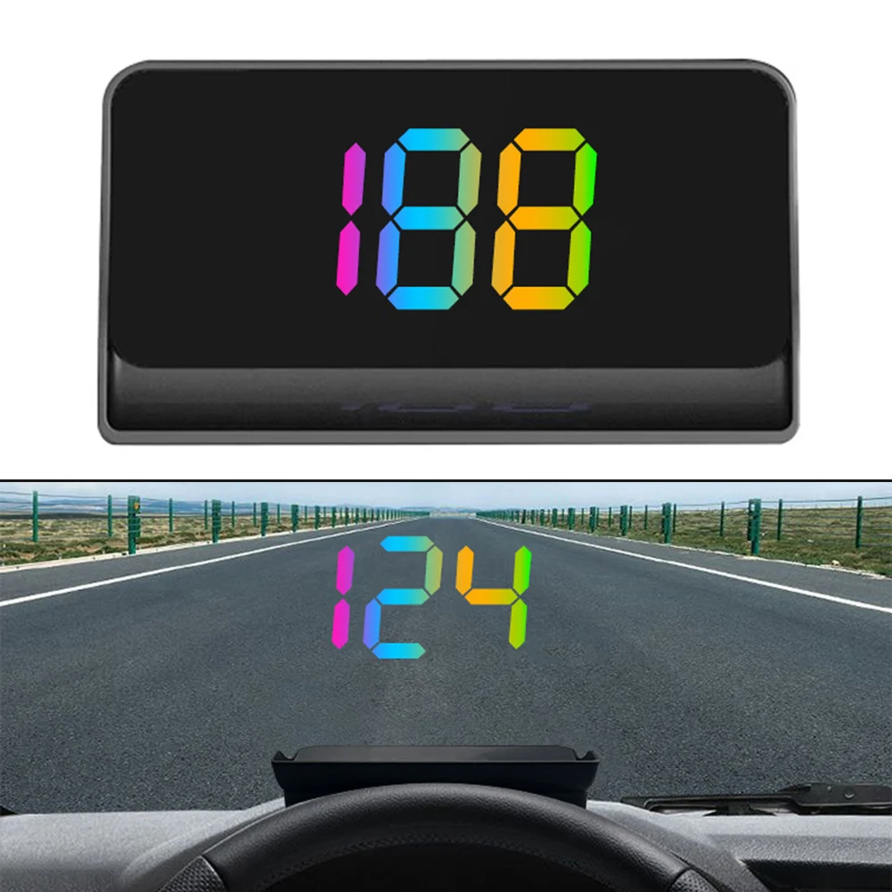 GPS HUD Digital Speedometer -Plug And Play Head Up Display  For All Car KMH Windshield Projector Car Accessories