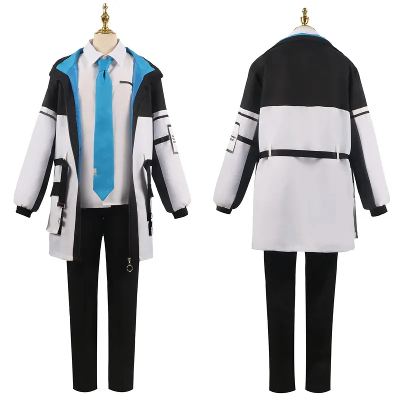 Tendou Alice Cosplay Costume Wig Coat Game Blue Archive Millennium High School Uniform Halloween Party Women Men