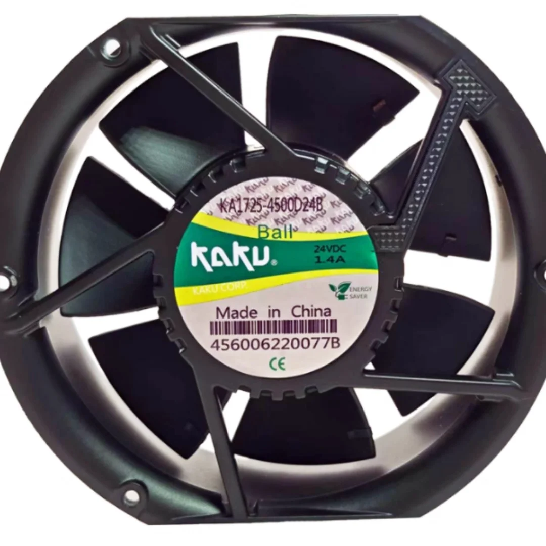 KAKU KA1725-4500D24B DC 24V 1.4A 172x150x51mm 2-Wire Server Cooling Fan