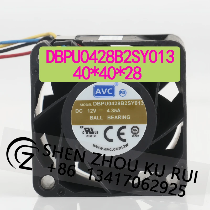 AVC 12V 4.35A 4028 Ultra-violent dual ball Power Supply Model Car DBPU0428B2SY013 Cooling fan