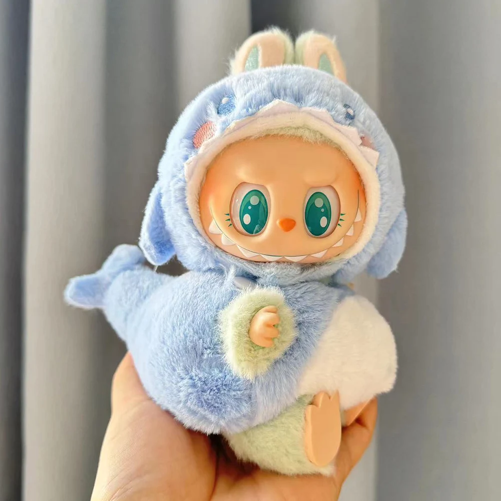 LABUBU 옷을위한 인형 옷 펜던트 세트 귀여운 인형 옷 장식 변경 DIY 인형 액세서리 크리스마스 선물 어린이 장난감