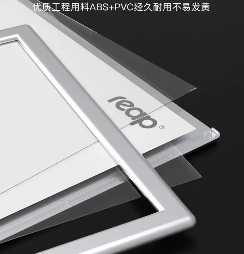 1Pc A4 Tabletop Vertical Type Menu Poster Display Stand Restaurant Promotional Publicize Advertising Plastic Sign Card