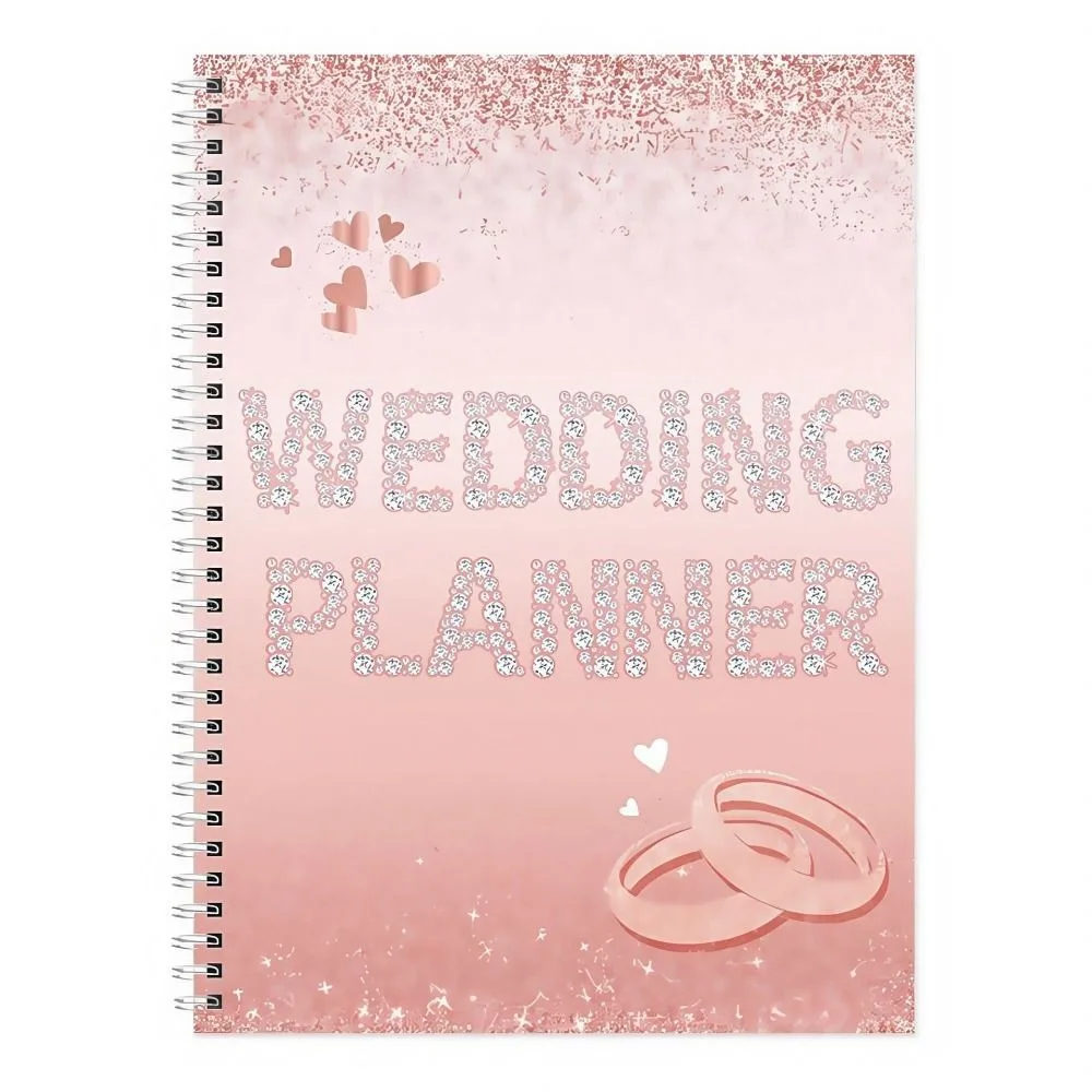 Undated Wedding Planner Notebook Thick Paper Multifunction Wedding Planning Book Checklist Detailed Creative