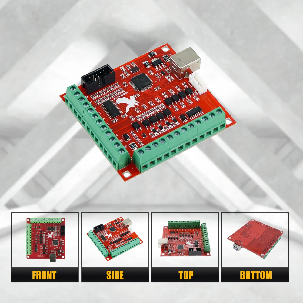 24V USB Mach3 Motion Control Card Mach3 4 Axis CNC Controller