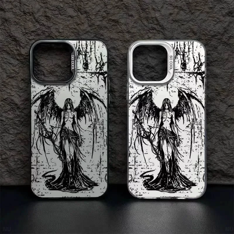 Luxury Angel Phone Case for Huawei Honor X8d X5c X9d X6c X7d 400 200 90 X6b X7a X9a X5 X8a X9b X9C X5C Smart Lite 4G 5G