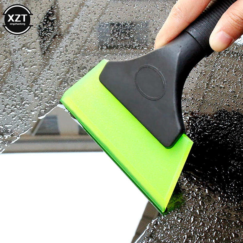 Universal Rubber Blade Handle Squeegee Car Tools Window Glass Water Wiper Ice Scraper Snow Shovel Car Auto Cleaning Tool