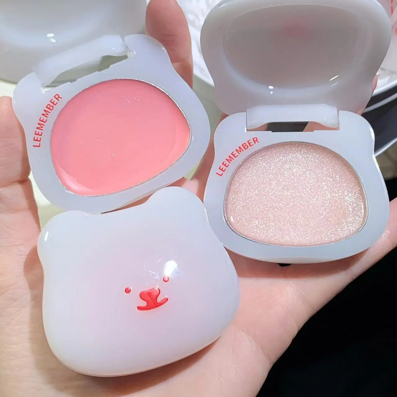 LEEMEMBER/Limeng Bear Waltz Water Light Blush Multi-purpose Cream Milk Factory Cream Baking Blush Cream