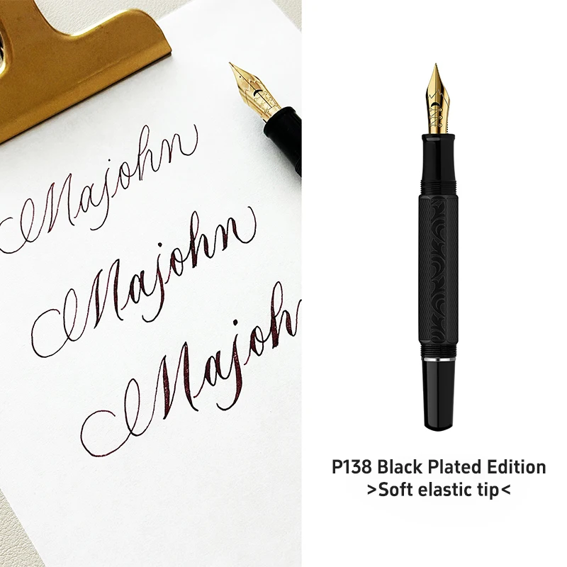 Hot Art Writing Soft Tip Fountain Pen Ornament Home Office School Drawing Sketching Note-taking Tools Decoration Festival Gifts