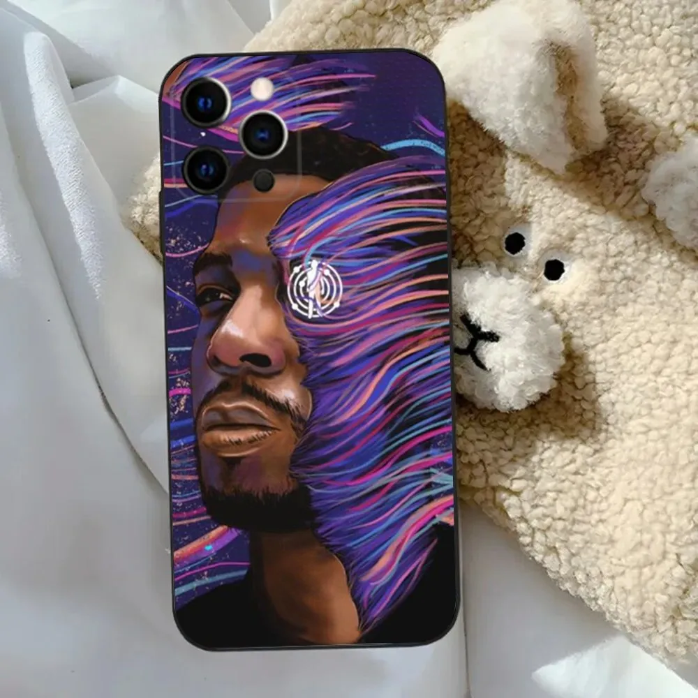 K-Kid C-Cudi Man On The Moon  Phone Case For Apple iPhone 15,14,13,12,11,Pro,X,XS,Max,XR,Plus,Mini Soft Black Cover