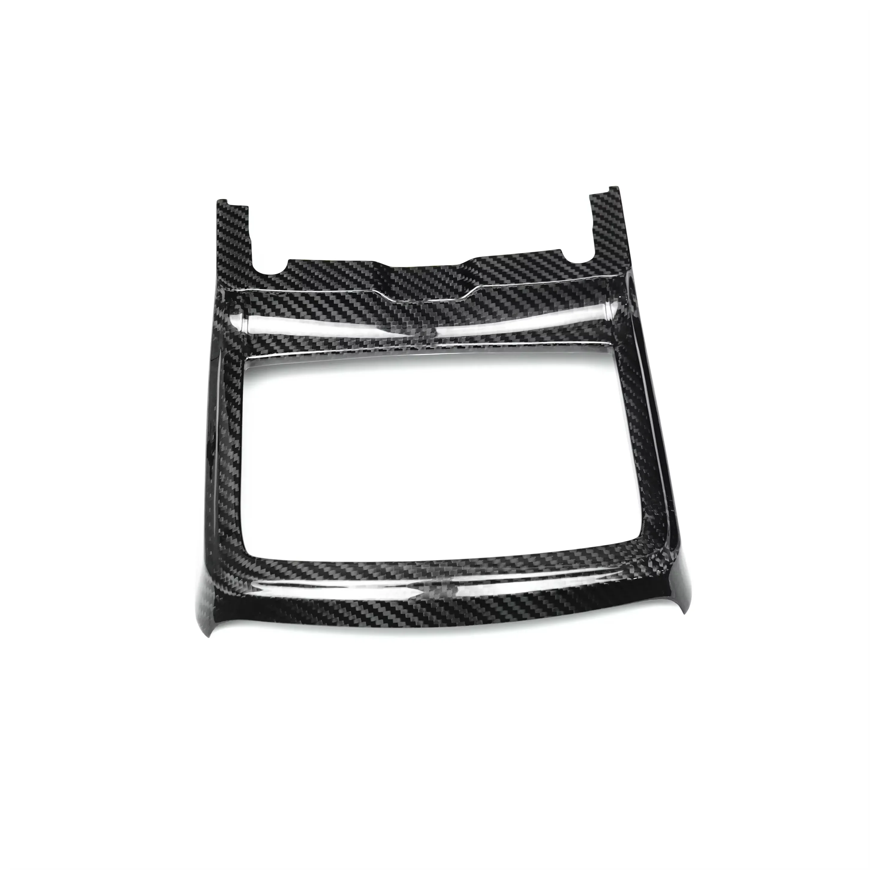 2026 New   Carbon Fiber Car Interior Accessories Central Control Cup Holder Frame for Dodge Charger 2015-2023 Trims Dashboard