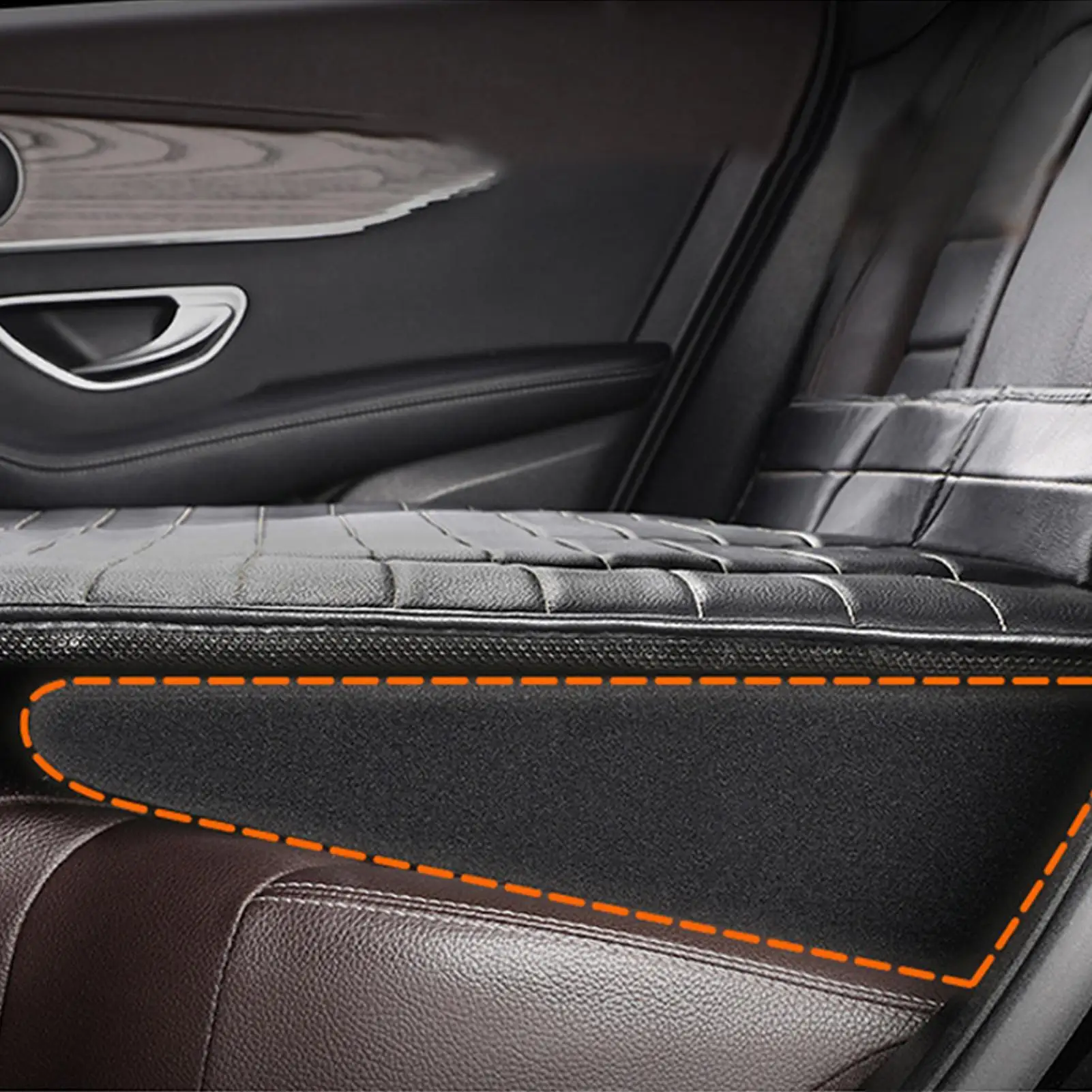 Car Rear Seat Leveling Pad Memory Foam Car Seat Cushion Fatigue Relief Increase Height Pad Flattening Car Rear Seats Pad