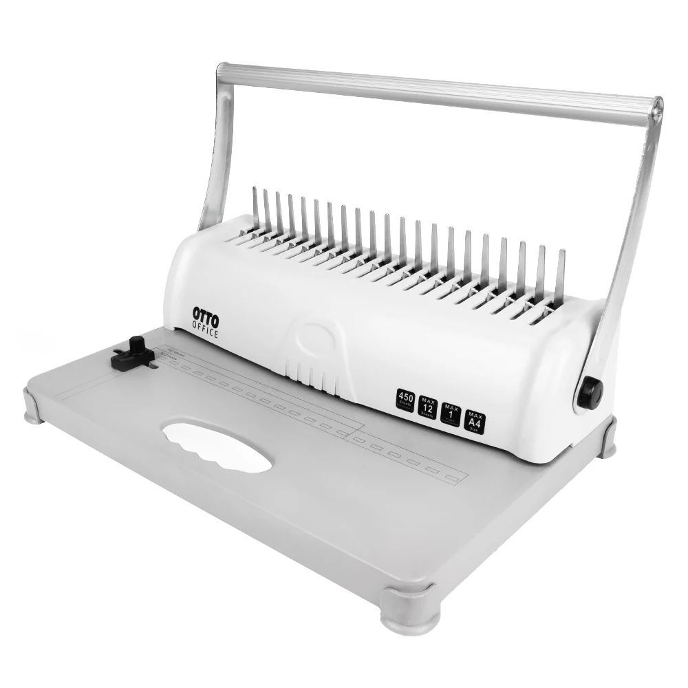 Coil Spiral Binder Binding Ring Punching Professional Perfect Book Wire Manual Comb Binding Machine